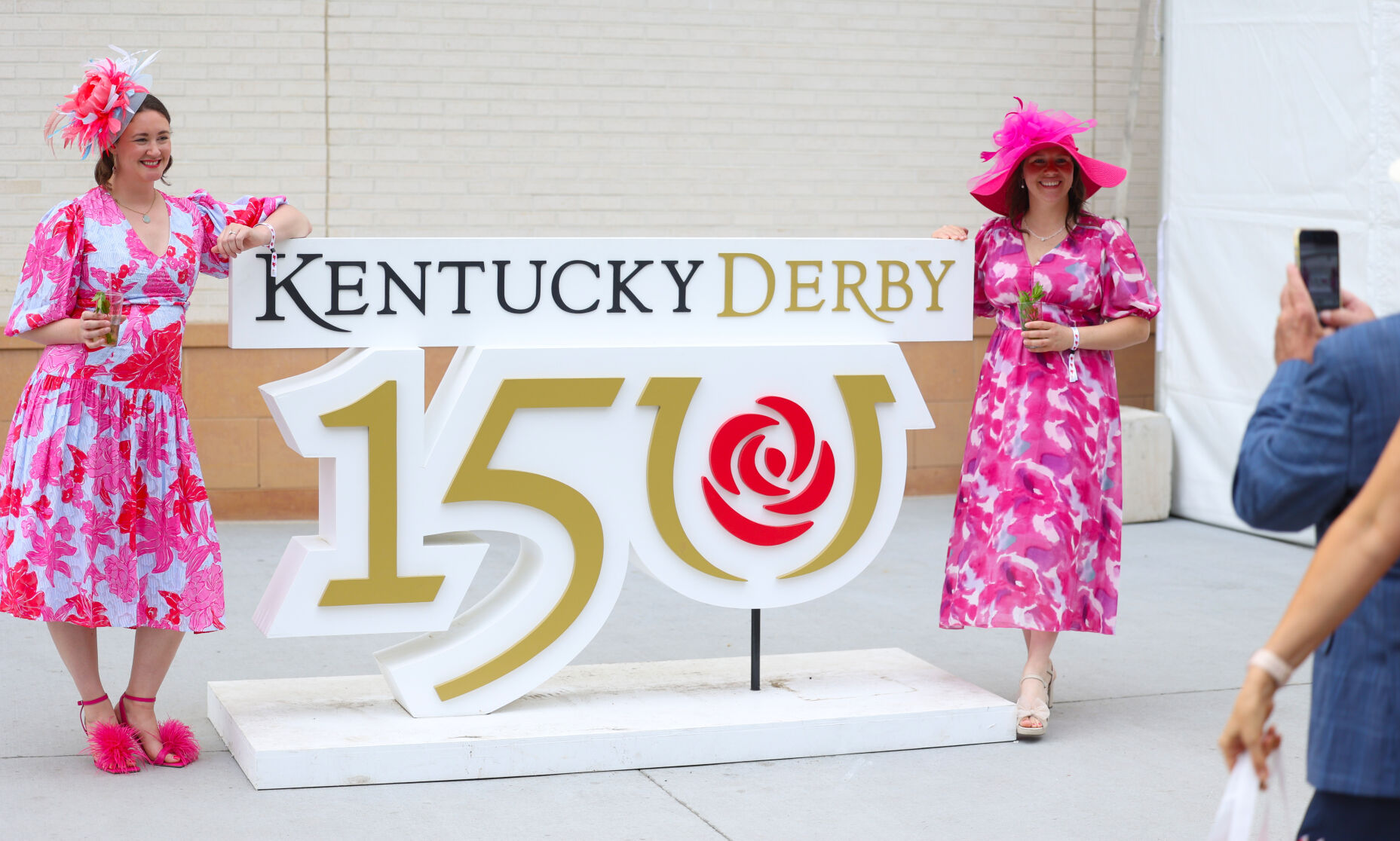 Kentucky Derby 150 posing area.JPG